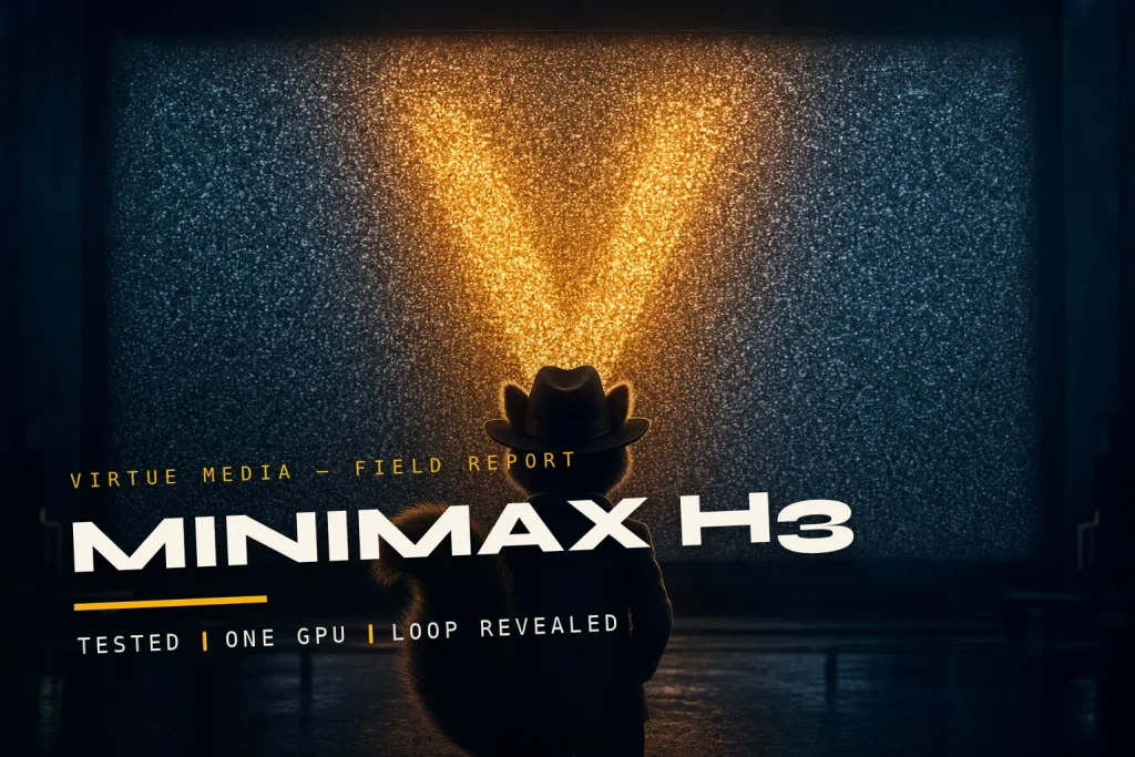 virtuedev-h3-field-report One 3090, Ten Days, a Talking Squirrel: Our MiniMax H3 Field Report