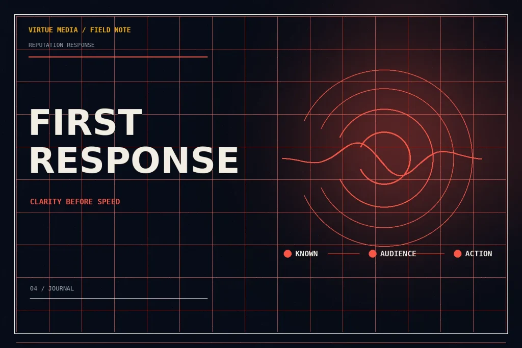virtuedev-reputation-first-response What to Say in the First 24 Hours of a Reputation Issue