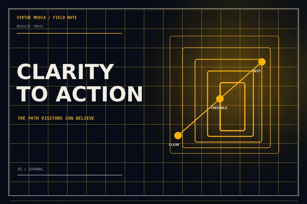 virtuedev-website-trust-path Why Most Small Business and Nonprofit Websites Fail the Trust Test